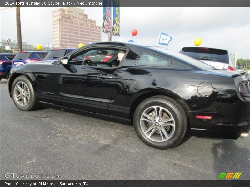 Black / Medium Stone 2014 Ford Mustang V6 Coupe