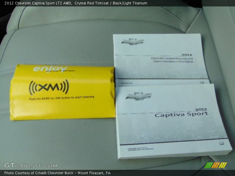Crystal Red Tintcoat / Black/Light Titanium 2012 Chevrolet Captiva Sport LTZ AWD