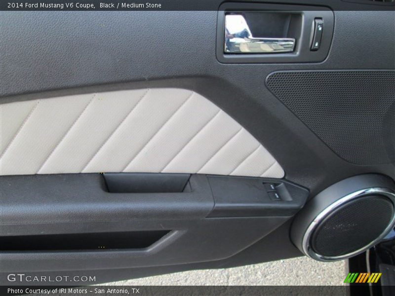 Black / Medium Stone 2014 Ford Mustang V6 Coupe