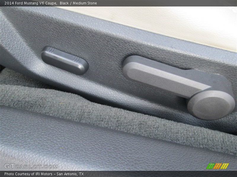 Black / Medium Stone 2014 Ford Mustang V6 Coupe