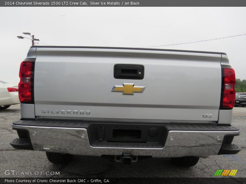 Silver Ice Metallic / Jet Black 2014 Chevrolet Silverado 1500 LTZ Crew Cab