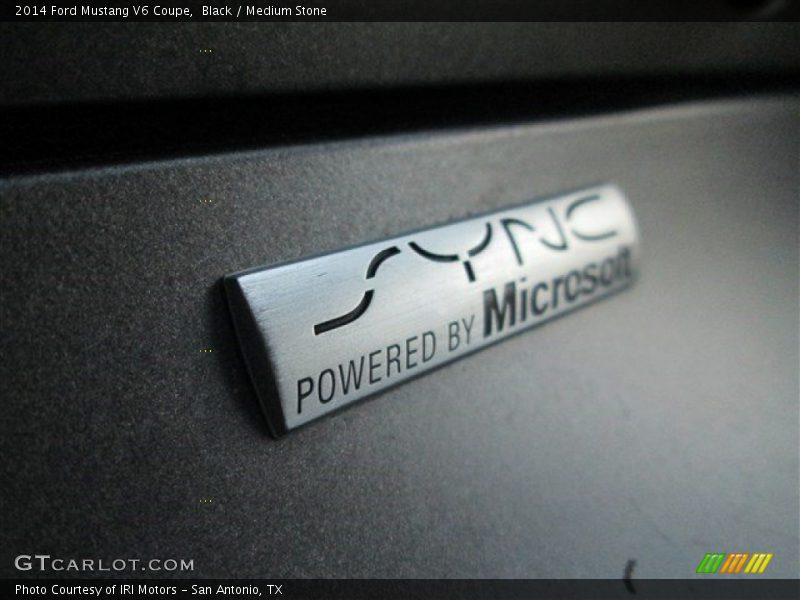 Black / Medium Stone 2014 Ford Mustang V6 Coupe