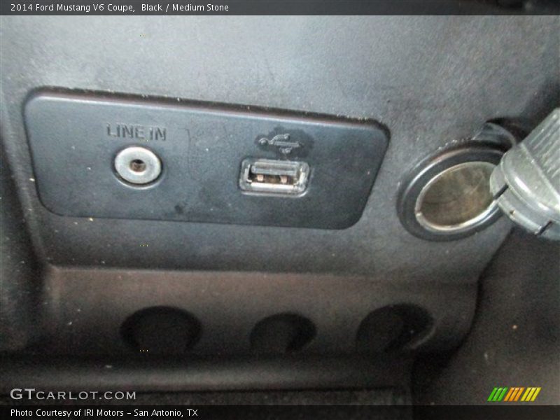 Black / Medium Stone 2014 Ford Mustang V6 Coupe