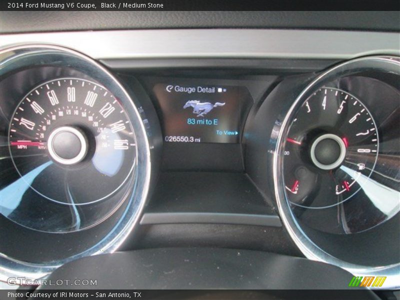 Black / Medium Stone 2014 Ford Mustang V6 Coupe