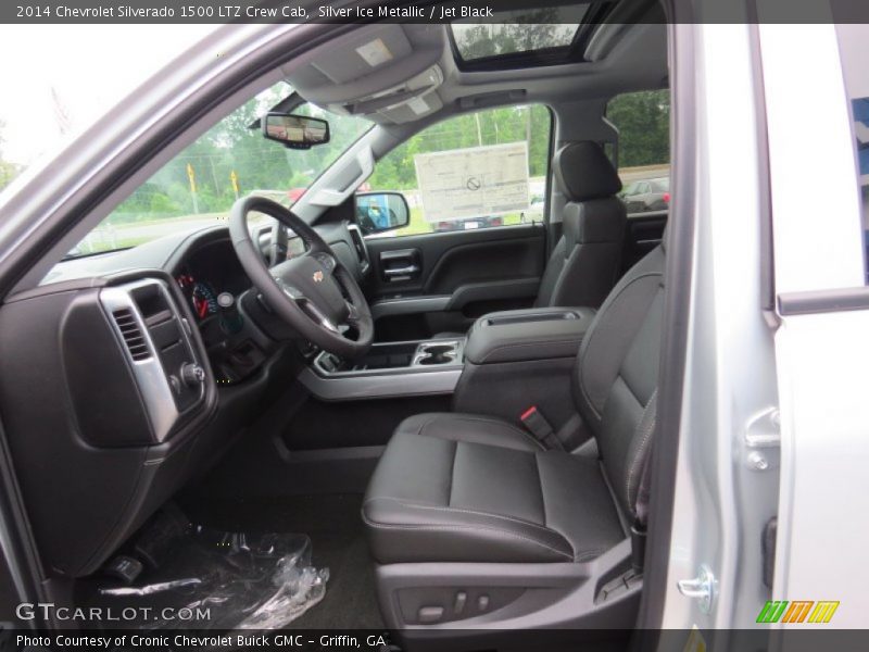 Silver Ice Metallic / Jet Black 2014 Chevrolet Silverado 1500 LTZ Crew Cab