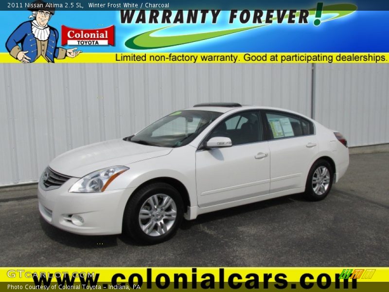 Winter Frost White / Charcoal 2011 Nissan Altima 2.5 SL