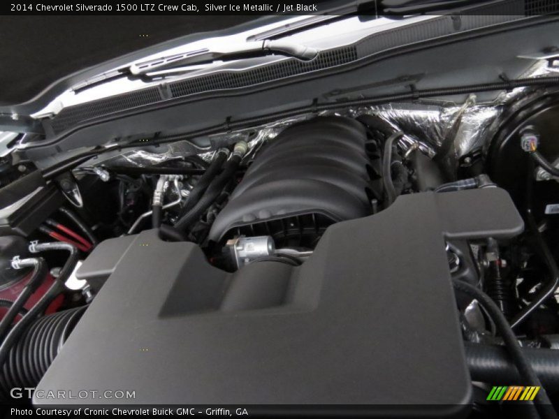 Silver Ice Metallic / Jet Black 2014 Chevrolet Silverado 1500 LTZ Crew Cab