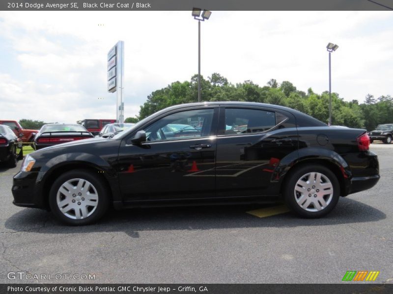 Black Clear Coat / Black 2014 Dodge Avenger SE