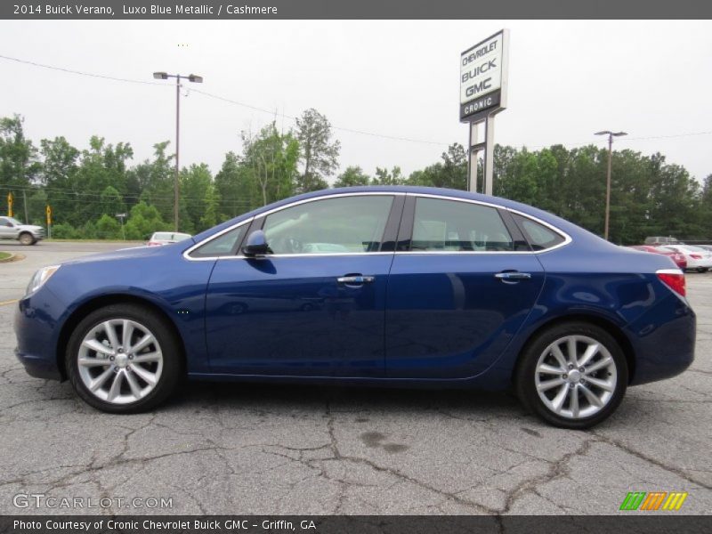 Luxo Blue Metallic / Cashmere 2014 Buick Verano