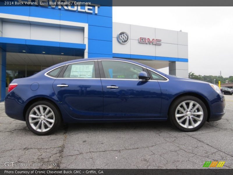 Luxo Blue Metallic / Cashmere 2014 Buick Verano