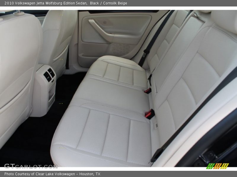 Black / Cornsilk Beige 2010 Volkswagen Jetta Wolfsburg Edition Sedan
