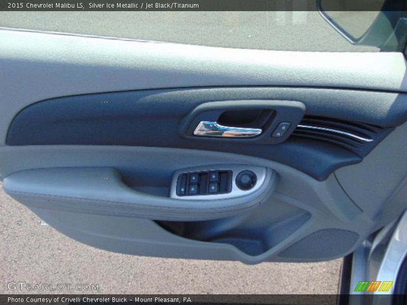 Silver Ice Metallic / Jet Black/Titanium 2015 Chevrolet Malibu LS