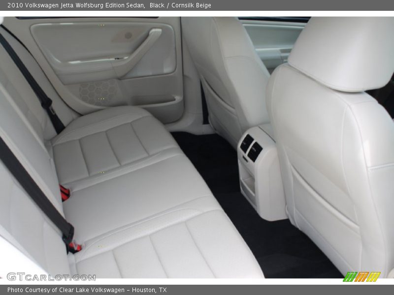 Black / Cornsilk Beige 2010 Volkswagen Jetta Wolfsburg Edition Sedan