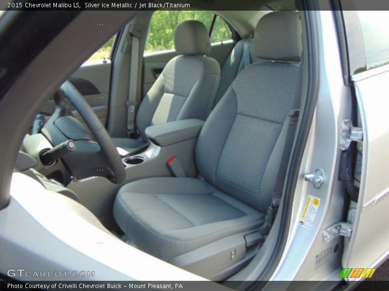 Silver Ice Metallic / Jet Black/Titanium 2015 Chevrolet Malibu LS