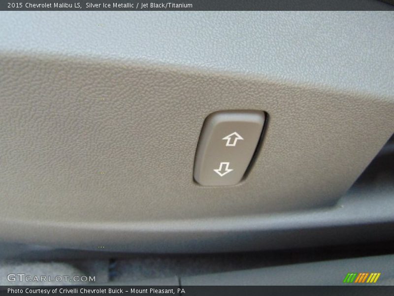 Silver Ice Metallic / Jet Black/Titanium 2015 Chevrolet Malibu LS