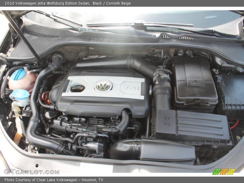 Black / Cornsilk Beige 2010 Volkswagen Jetta Wolfsburg Edition Sedan