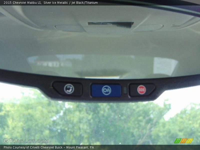 Silver Ice Metallic / Jet Black/Titanium 2015 Chevrolet Malibu LS