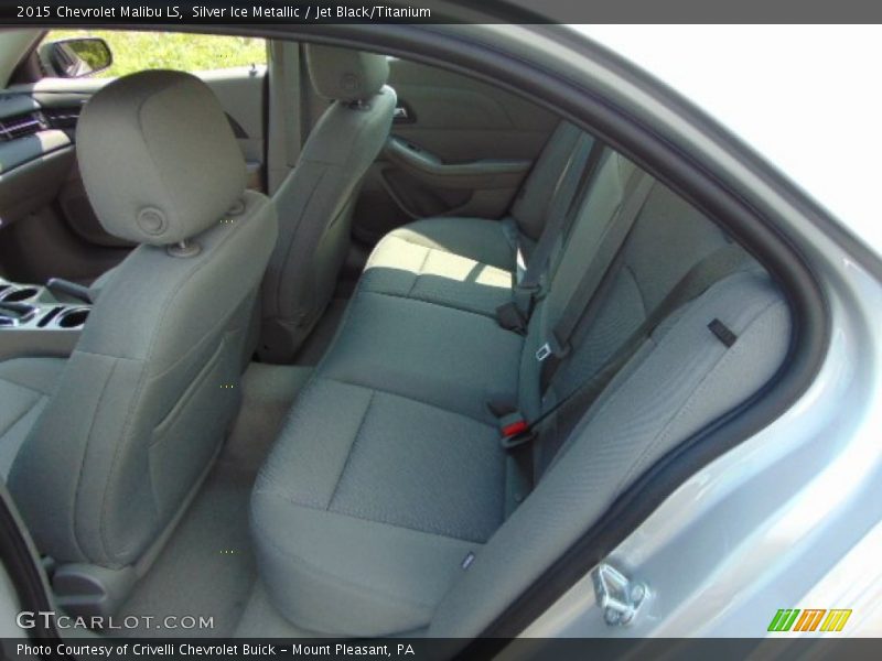 Silver Ice Metallic / Jet Black/Titanium 2015 Chevrolet Malibu LS