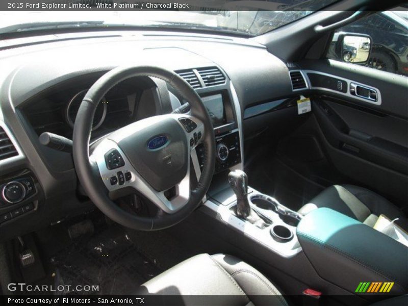 Charcoal Black Interior - 2015 Explorer Limited 