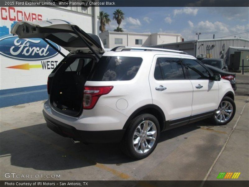 White Platinum / Charcoal Black 2015 Ford Explorer Limited