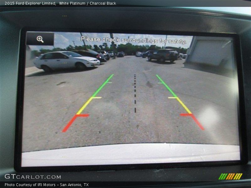 White Platinum / Charcoal Black 2015 Ford Explorer Limited
