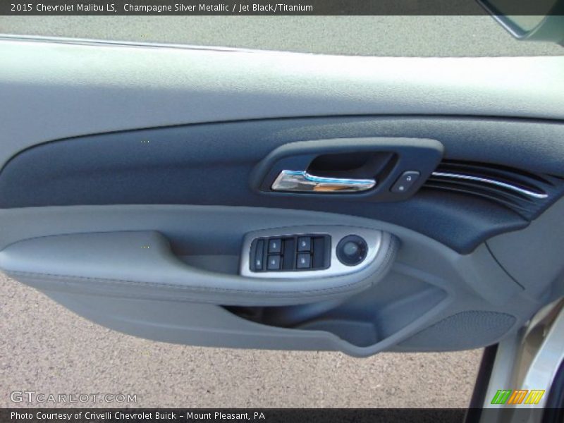 Champagne Silver Metallic / Jet Black/Titanium 2015 Chevrolet Malibu LS