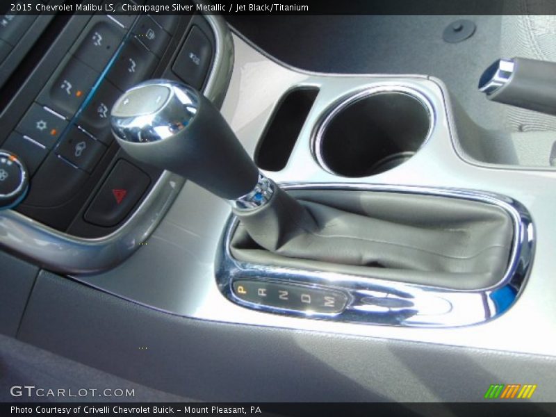 Champagne Silver Metallic / Jet Black/Titanium 2015 Chevrolet Malibu LS