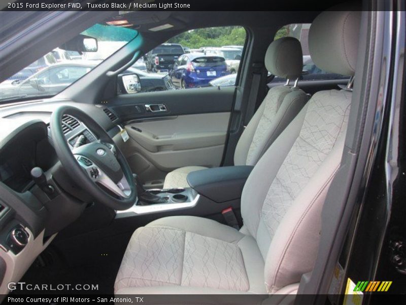 Front Seat of 2015 Explorer FWD