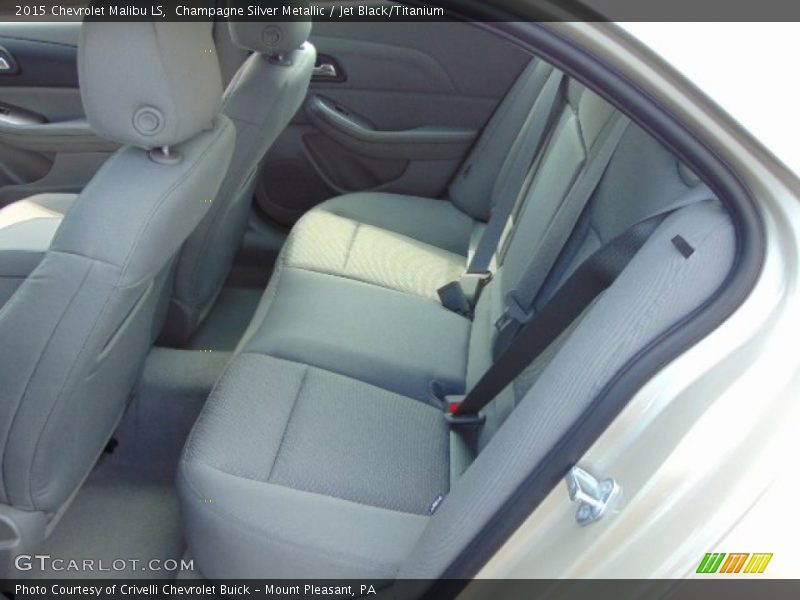 Champagne Silver Metallic / Jet Black/Titanium 2015 Chevrolet Malibu LS