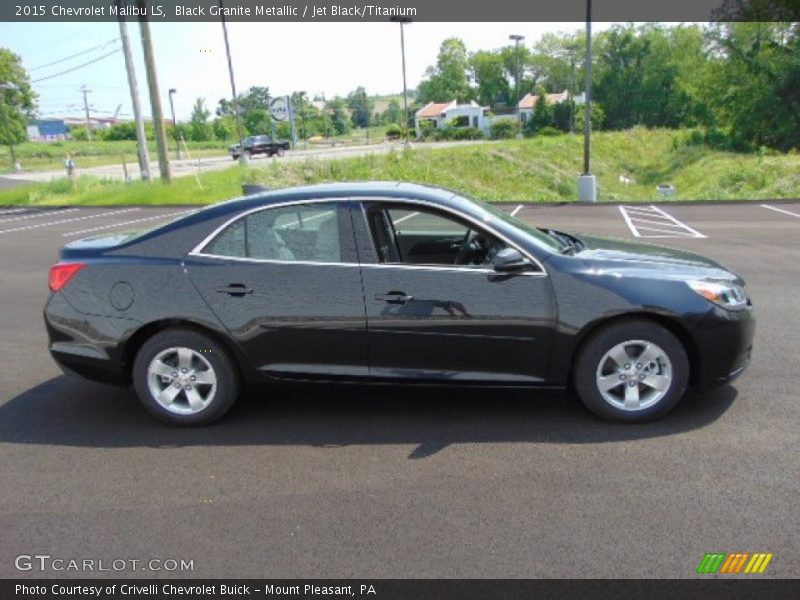 Black Granite Metallic / Jet Black/Titanium 2015 Chevrolet Malibu LS