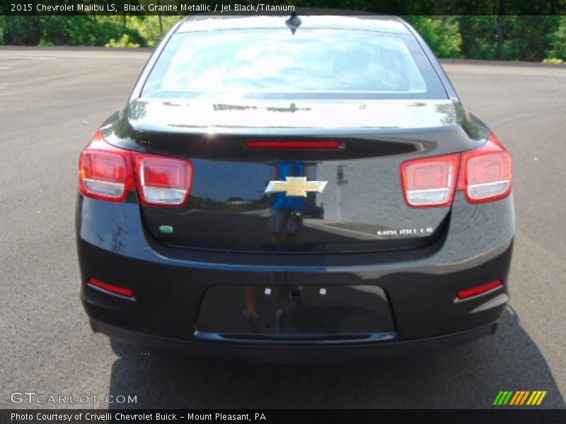 Black Granite Metallic / Jet Black/Titanium 2015 Chevrolet Malibu LS