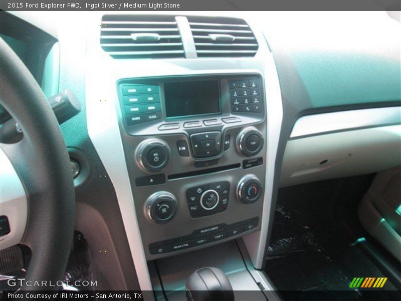 Ingot Silver / Medium Light Stone 2015 Ford Explorer FWD