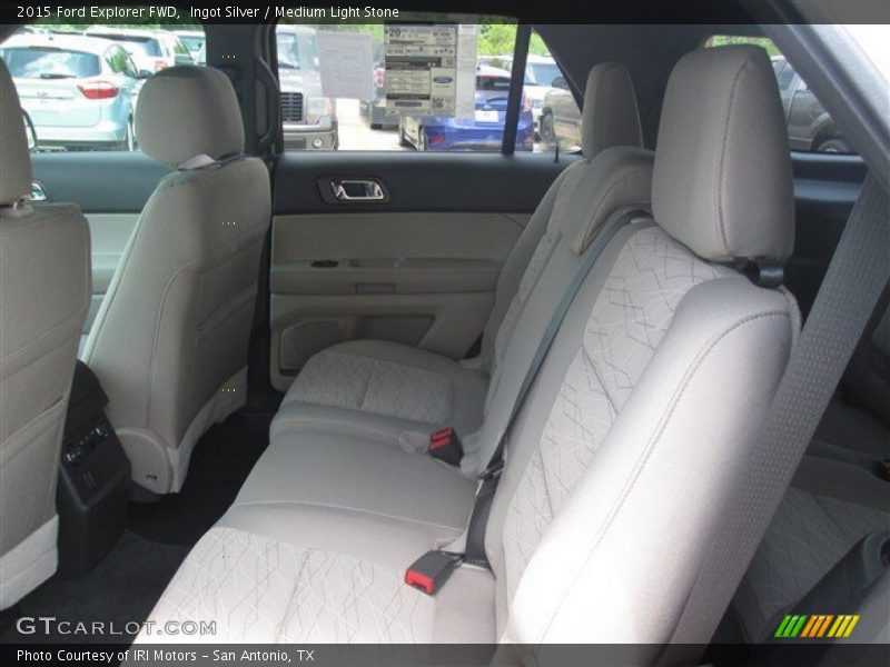 Ingot Silver / Medium Light Stone 2015 Ford Explorer FWD