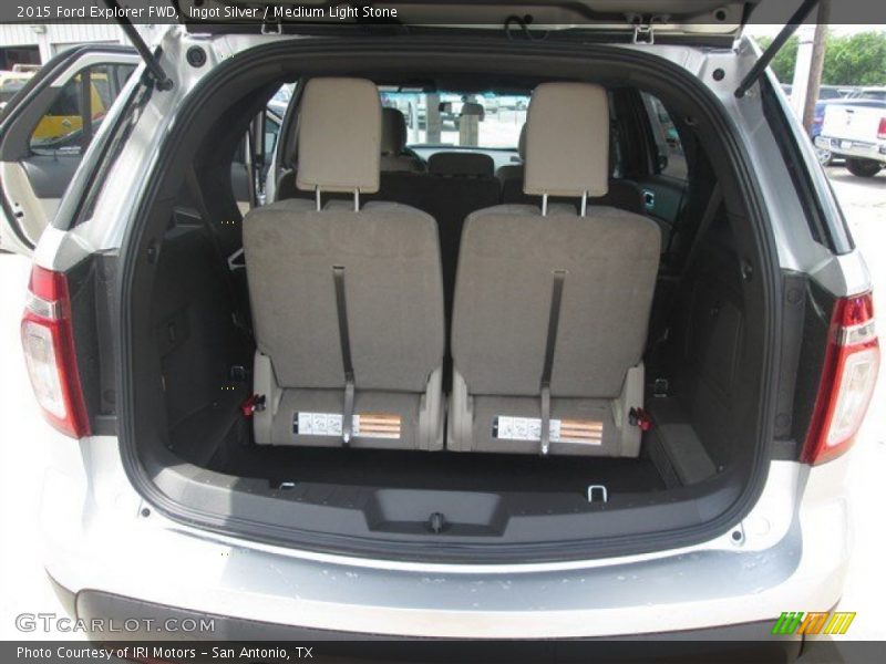 Ingot Silver / Medium Light Stone 2015 Ford Explorer FWD