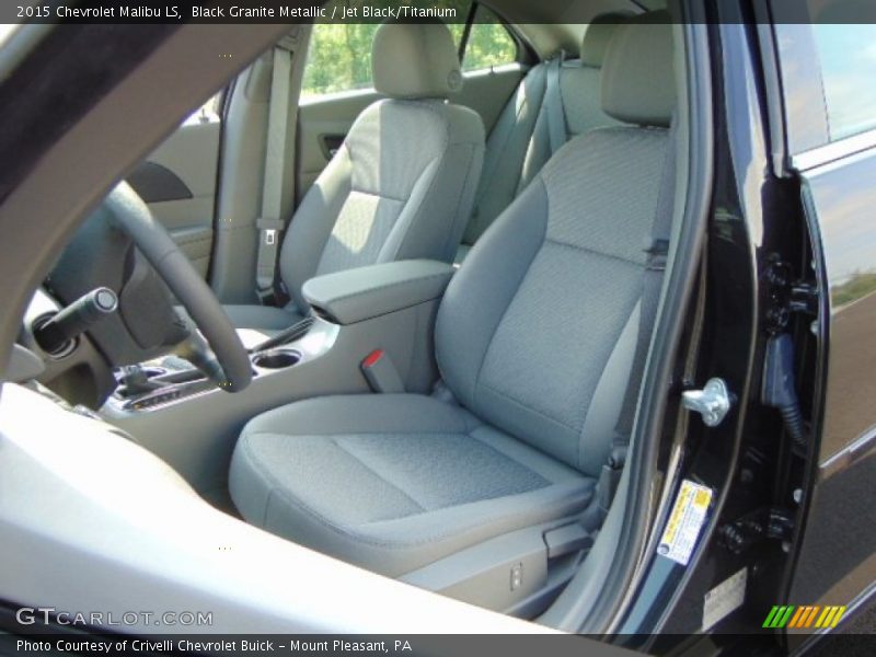 Black Granite Metallic / Jet Black/Titanium 2015 Chevrolet Malibu LS