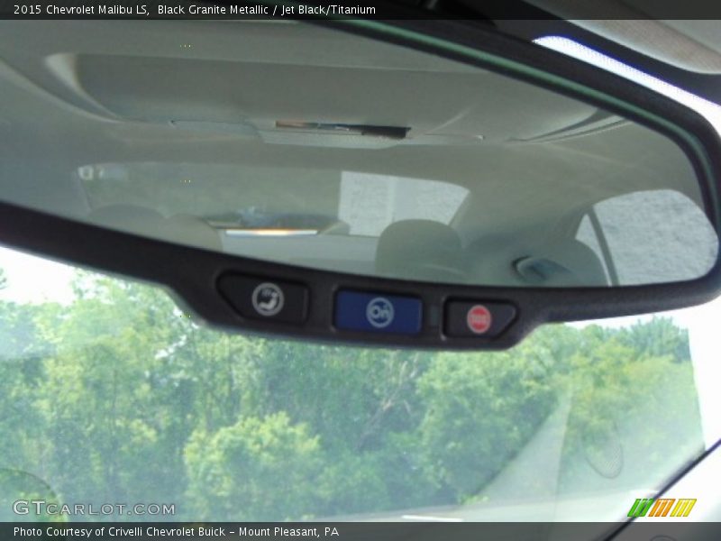 Black Granite Metallic / Jet Black/Titanium 2015 Chevrolet Malibu LS