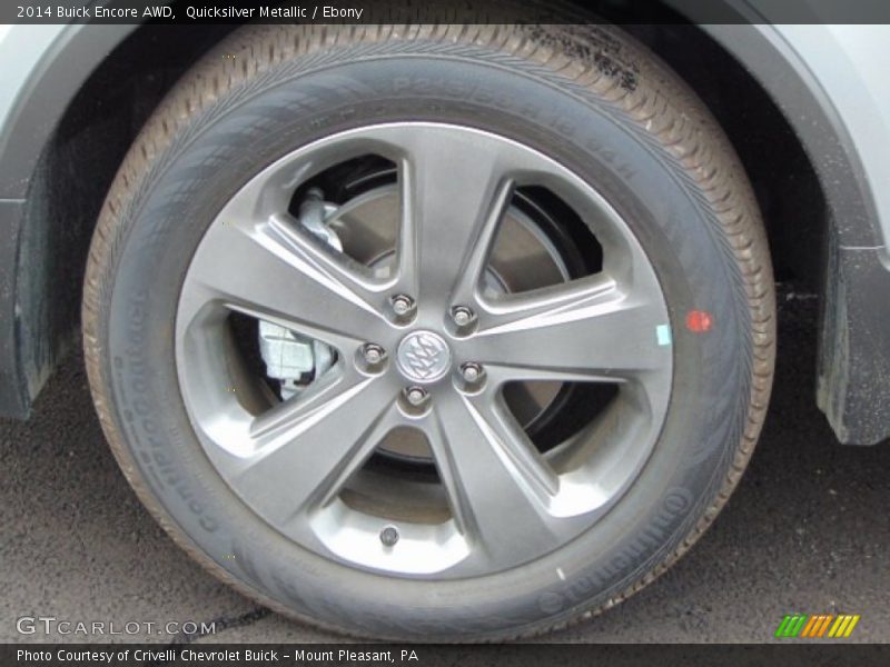 Quicksilver Metallic / Ebony 2014 Buick Encore AWD