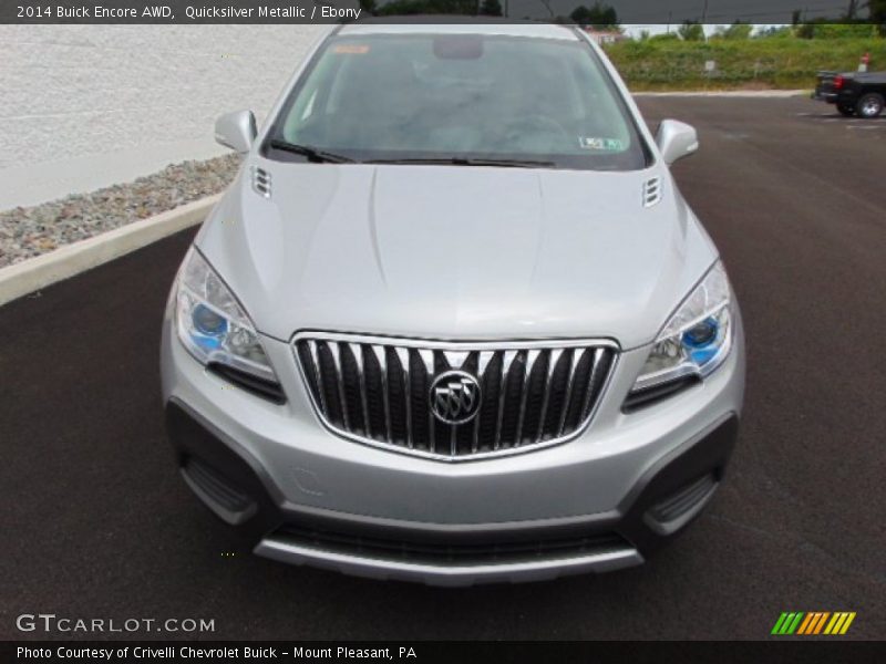 Quicksilver Metallic / Ebony 2014 Buick Encore AWD