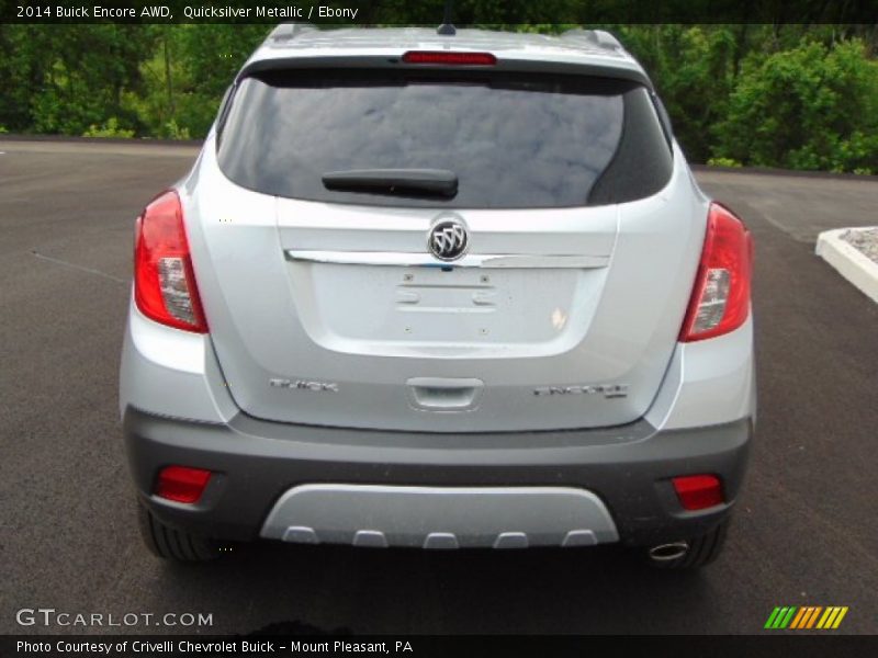 Quicksilver Metallic / Ebony 2014 Buick Encore AWD