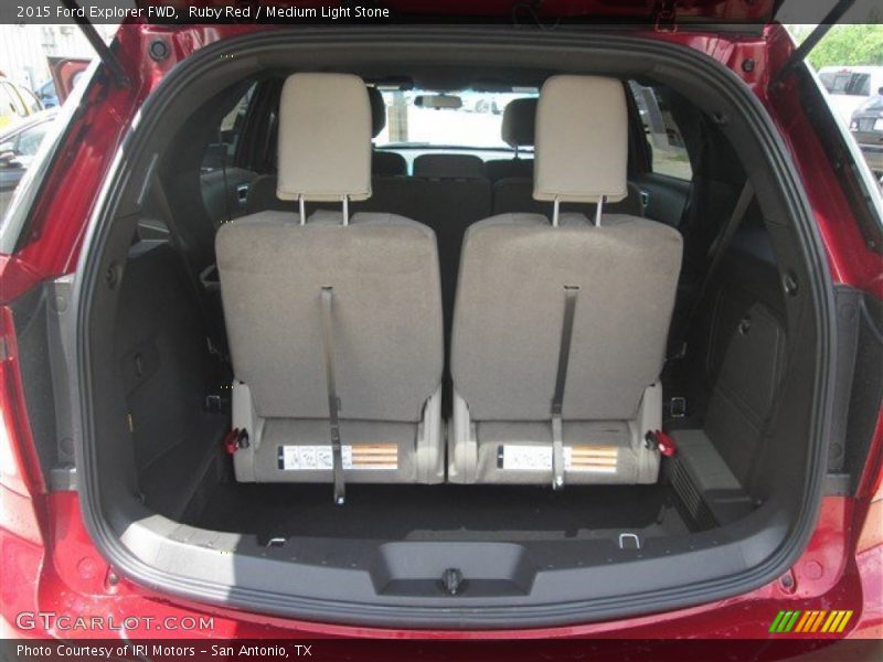 Ruby Red / Medium Light Stone 2015 Ford Explorer FWD