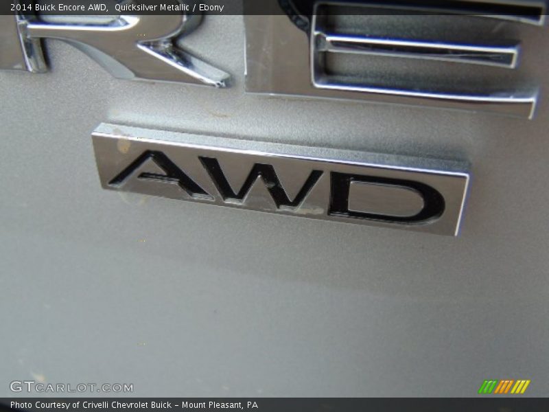 Quicksilver Metallic / Ebony 2014 Buick Encore AWD