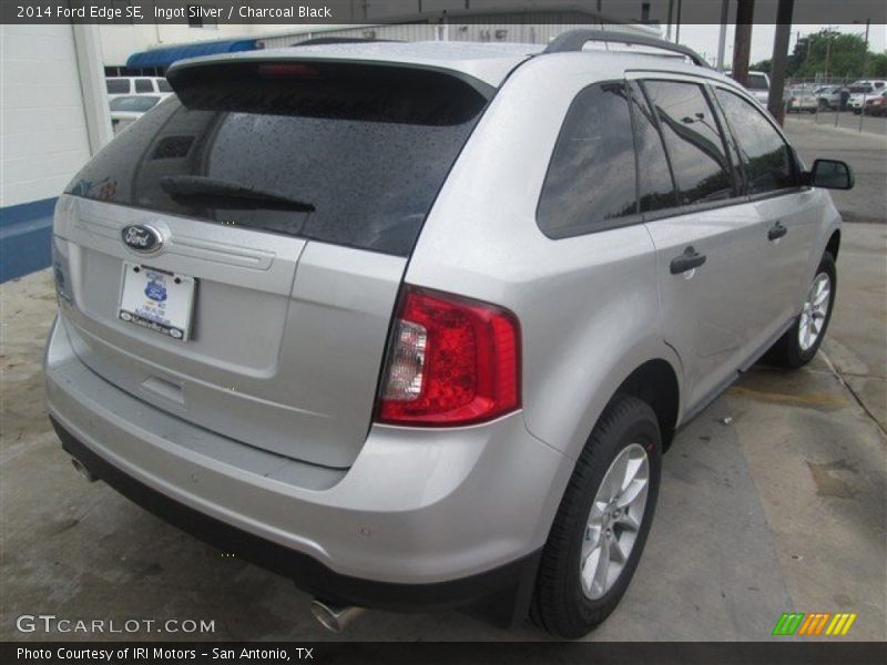 Ingot Silver / Charcoal Black 2014 Ford Edge SE