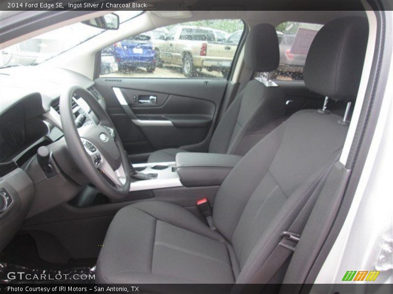 Ingot Silver / Charcoal Black 2014 Ford Edge SE