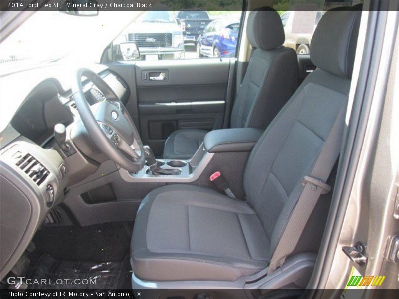 Mineral Gray / Charcoal Black 2014 Ford Flex SE