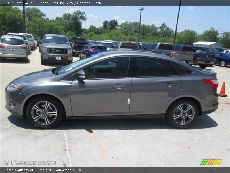 Sterling Gray / Charcoal Black 2014 Ford Focus SE Sedan