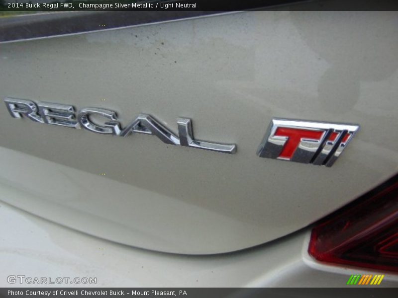 Champagne Silver Metallic / Light Neutral 2014 Buick Regal FWD