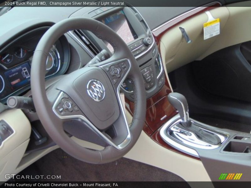 Champagne Silver Metallic / Light Neutral 2014 Buick Regal FWD