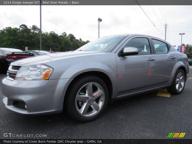 Billet Silver Metallic / Black 2014 Dodge Avenger SXT