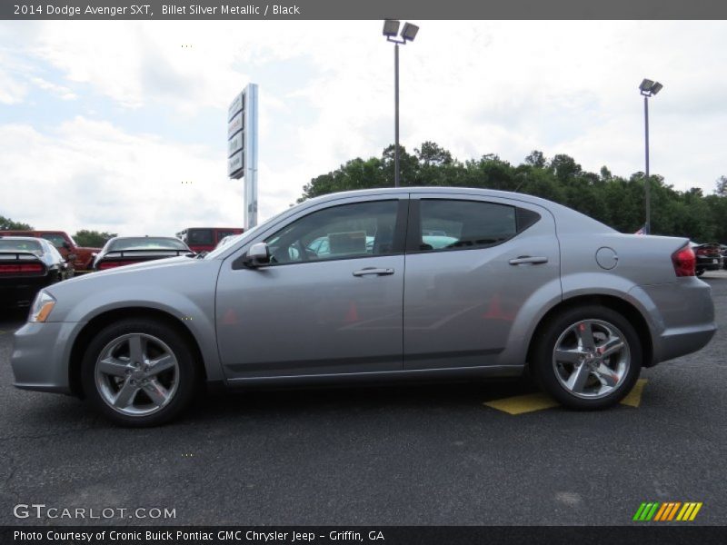 Billet Silver Metallic / Black 2014 Dodge Avenger SXT
