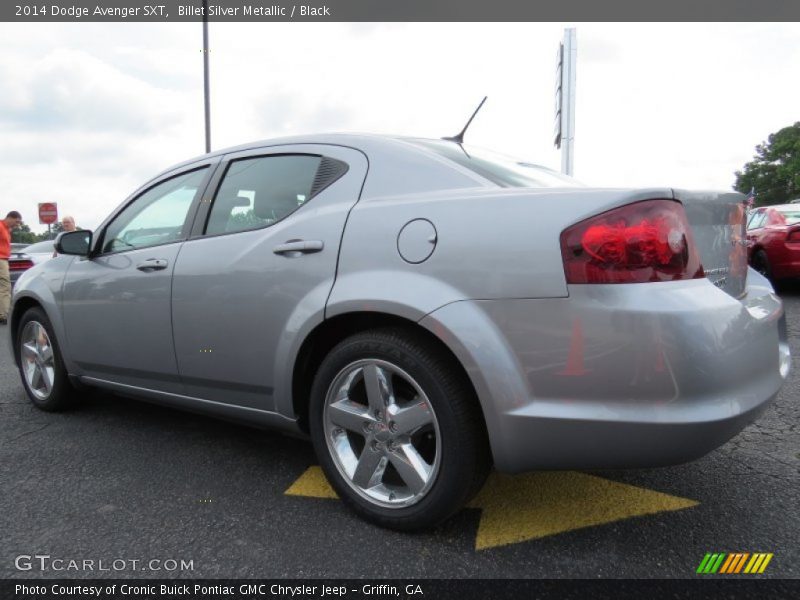 Billet Silver Metallic / Black 2014 Dodge Avenger SXT